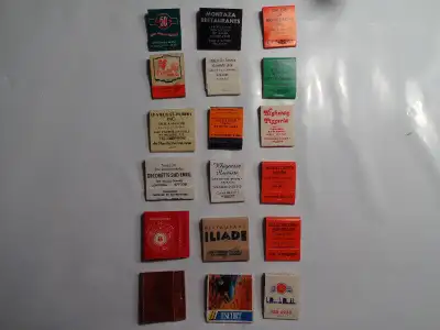 cartons allumettes chemin chambly 1970-80 lot de 18, View more