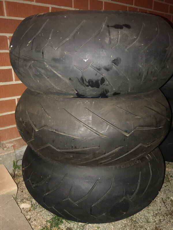 Motorcycle sportbike TIres cruisers Sportouring bike rubber used in Other in Barrie - Image 3