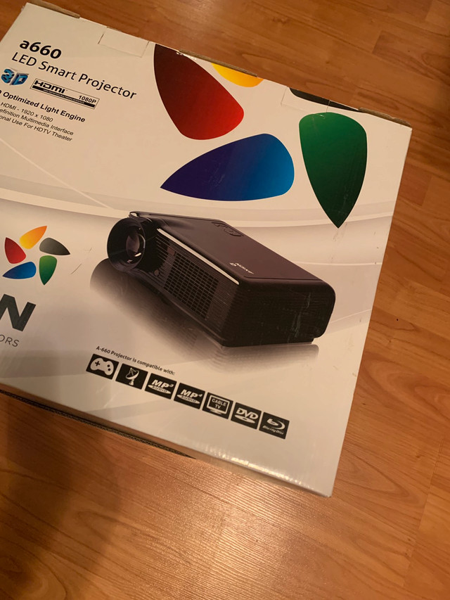 Axion A660 LED 3D Smart Movie Projector.  Brand New in Box! in Video & TV Accessories in Oshawa / Durham Region - Image 3