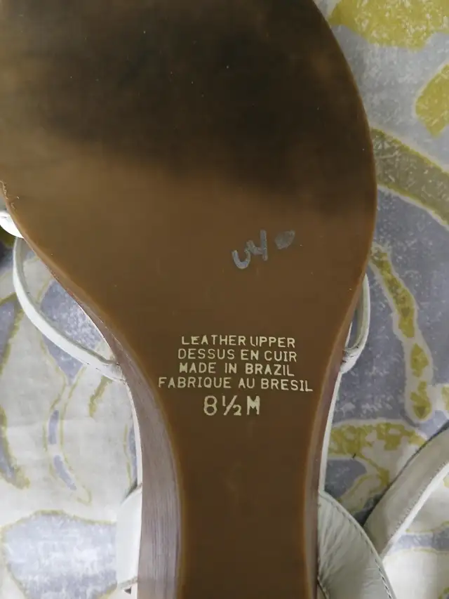 Glacee Womens White Sandals in Women's - Shoes in Windsor Region - Image 8