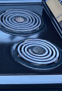 Oven and stove top elements