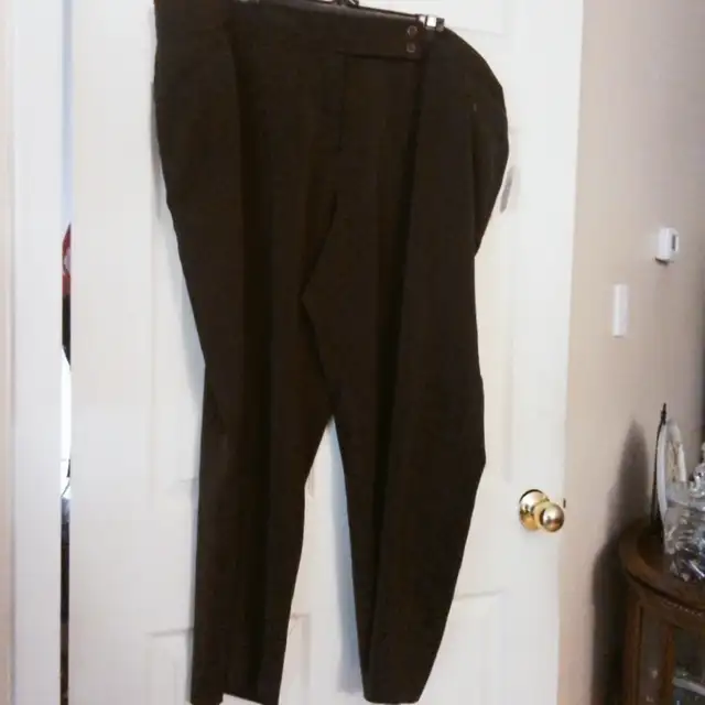 Woman's Dark Brown Pants Size 28 Petite (4X)  Zipper & Pockets in Women's - Bottoms in City of Toronto - Image 5