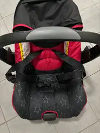 Infant car seat+free baby jumper