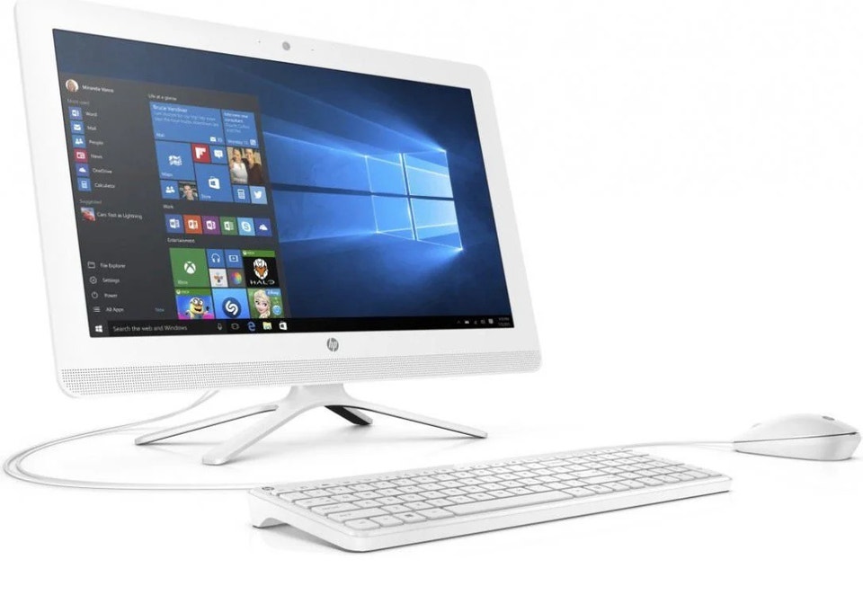 HP All-In-One PC Desktop Computer with Mouse & Keyboard | Desktop ...