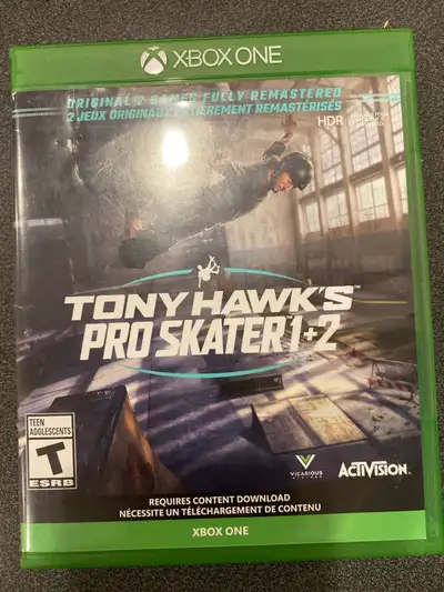 Tony Hawks Pro Skater 1+2 Xbox One game , View more