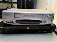 Citizen VHS Recorder w new quality component cables