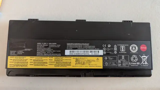 Original Rechargeable Battery for Lenovo laptop in Laptop Accessories in Oshawa / Durham Region - Image 4