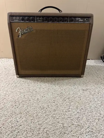 1962 fender pro amplifier all transformers and hardware original as well as tolex and everything els...