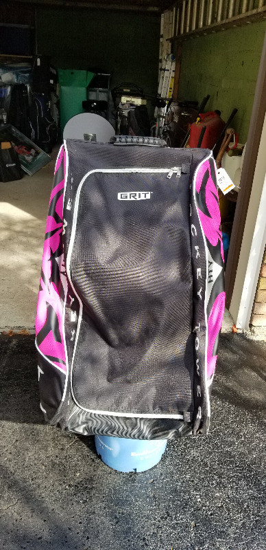 New GRIT HYSE Ice Hockey Wheeled Tower Stand Bag 30" Diva Pink Junior equipment 
