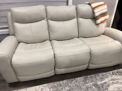 Next to new power reclining sofa , bought in Sept of 2024 . Just to small for our space . 90 inches...