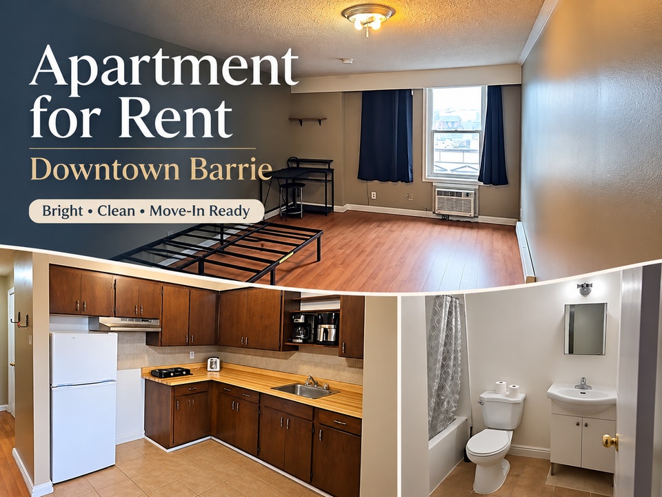**Studio / Bachelor Apartment for Rent – Downtown Barrie** | Long Term ...