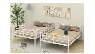 easy to transport, full over full size bunk bed, like new, only sell CAD 99. bought price was CAD 57...