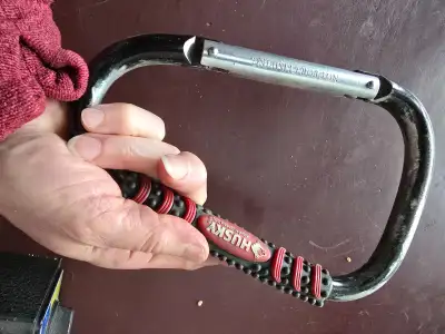 Husky Large Giant Carabiner Cushioned Textured Grip, 7.5 inches, View more