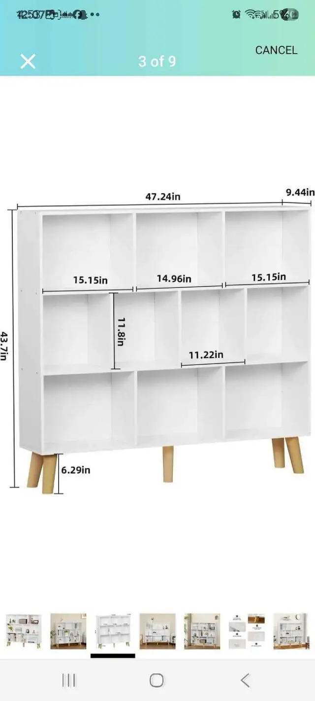YAHARBO Bookshelf in Bookcases & Shelving Units in Kitchener / Waterloo - Image 4