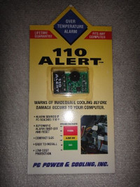 PC Power and Cooling V110 heat alert alarm