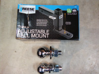 Reese Adjustable Ball Mount & 2 Tow Balls $30 $10 $5
