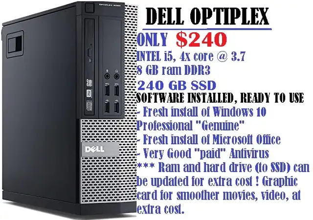GREAT RUNNING COMPUTER(S) for sale by COMPUTER TECH - Dell, HP, in Desktop Computers in Winnipeg - Image 6