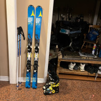 140  Atomic ski with boots ( poles ) 