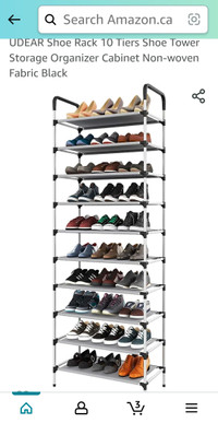 *new* 10 tier shoe rack
