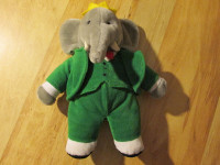 BABAR Princess Celeste Stuffed Plush Elephant Vintage 1989 GUND