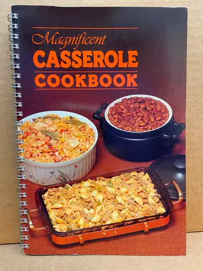 Spiralbound Cookbook - Magnificient Casserole Cookbook, View more