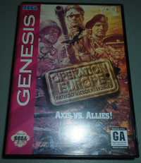 Operation Europe - Sega Genesis - Vintage Videogame