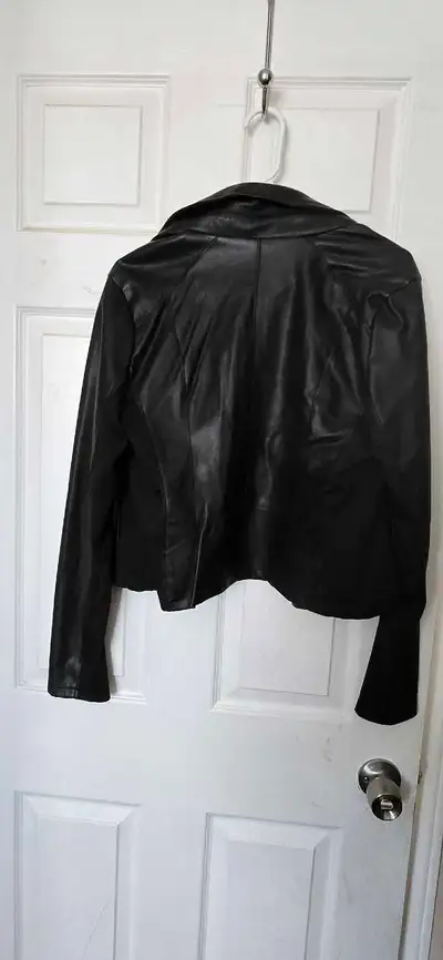faux leather jacket, View more