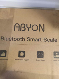 Bluetooth smart scale
