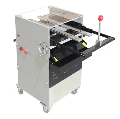 Item NO.#151005 Description The breadboard wipe cutting machine is mainly applied in cutting the unw...