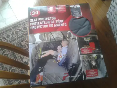 I have a rear seat cover for cars or SUV that I don't need anymore. It is brand new and is suitable...