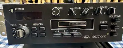Car Radio/Casette player, Ford OEM, View more