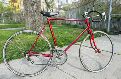 Vintage Raleigh Road Bike 12 speed with upgrades, View more