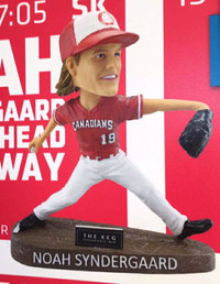 2017 Vancouver Canadians bobblehead - Pillar and Sydergaard