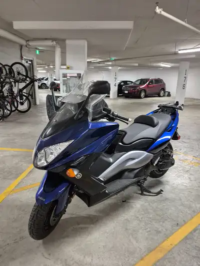 Excellent condition and clean Yamaha Tmax. You don't see too many of these come around. Stored in ga...