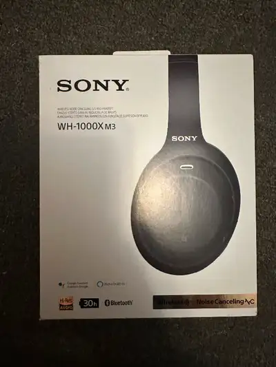 If you see the ad it's available, please stop asking. Sony WH01000X M3 headphones (Wireless) - Condi...