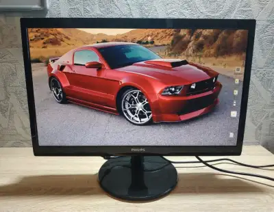 24 inch Phillips LED Computer Monitor Works great, good condition
