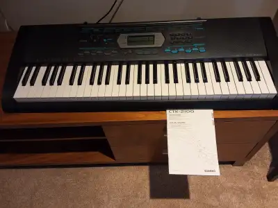 Casio CTK-2100 Electric 61-Key Standard Personal Keyboard, View more
