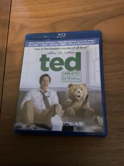 Get ready to laugh with the Ted Blu-Ray, featuring Mark Wahlberg, Mila Kunis, and Seth MacFarlane as...