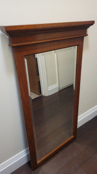 Antique hanging mirror