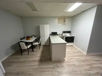 Furnished 1 bedroom basement/ Den suite for rent in Brampton, Available for 1st August. Basement is...