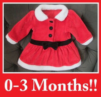 Marks & Spencers --- Christmas Dress (0-3 Months) !! --- $10 !!
