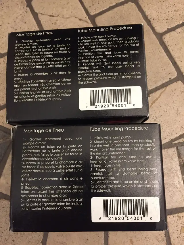 chambre à air pour vélo de montagne in Mountain in City of Montréal - Image 5