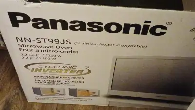 Panasonic NN-ST99JS Countertop Microwave with Cyclonic Wave Inverter® Technology, 2.2-cu.ft.,Stainle...