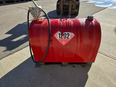 Diesel fuel tank & pump