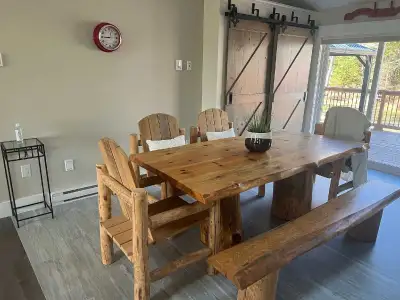 " Solid Pine Dining Set", View more