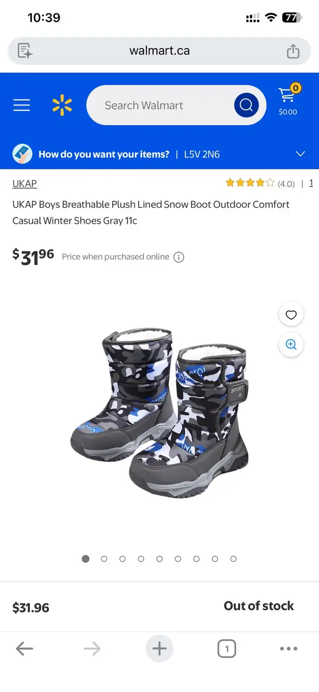 Winter Boots. Boys. Size 35 in Kids & Youth in Edmonton - Image 3