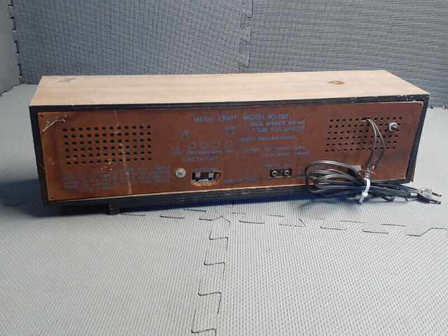 Radio Music Craft Model RG-100  #719 in Stereo Systems & Home Theatre in Gatineau - Image 3