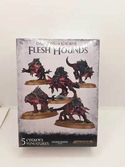 Warhammer 40k daemons of khrone flesh hounds NiB, View more