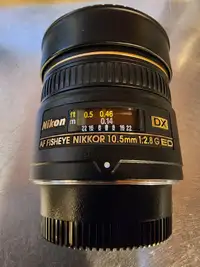 Nikon 10.5mm DX Fisheye Lens - Like New