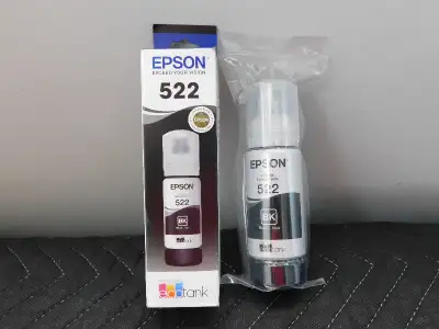 EPSON 522 BLACK INK NEW $15, View more